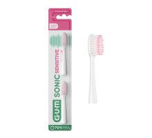 GUM SONIC SENSITIVE Змінні насадки для звукової зубної щітки 2 шт