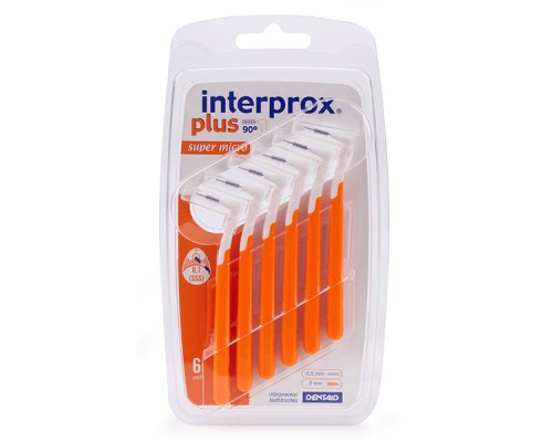 INTERPROX Plus 2G 0.7 мм, supermicro Щетка межзубная, 6 шт