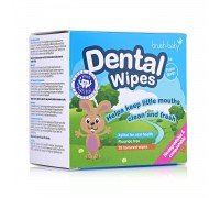 Brush-Baby Дитячі дентальні серветки Dental Wipes, 28 шт