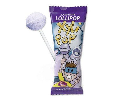 XyliPOP Lolli чорниця льодяник з ксилітом, 1 шт