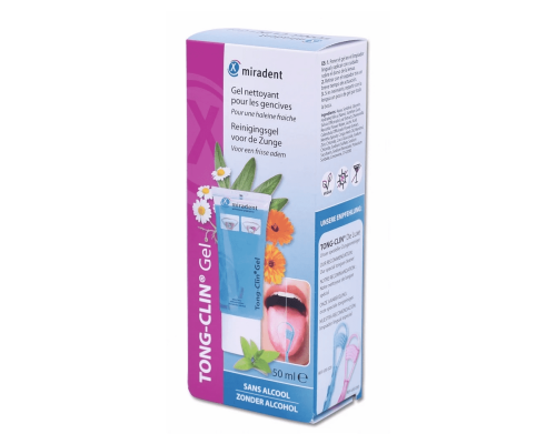 Miradent Tongue Cleaner Набір (очисник язика+гель)