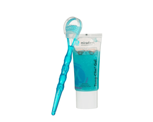 Miradent Tongue Cleaner Набір (очисник язика+гель)