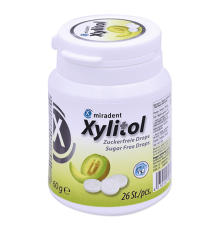Miradent Xylitol Drops Melon Льодяники з ксилітолом диня, 26 шт (туба)