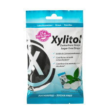 Miradent Xylitol Drops Льодяники з ксилітолом, Mint 60g.(26 шт в індивідуальних упаковках)