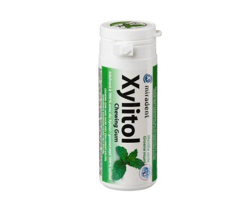 Miradent Xylitol Spearmint Жувальна гумка з ксилітолом, 30 шт