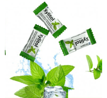 Miradent Xylitol Spearmint Жувальна гумка з ксилітолом 1 шт (2 подушечки)