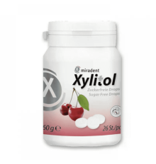 Xylitol Drops Cherry Льодяники з ксилітолом вишня, 26 шт (туба)