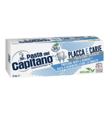 Pasta del Capitano Plaque&Cavities Зубна паста Проти карієсу та зубного нальоту 75 мл