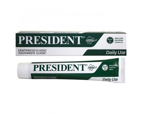 President Classic Зубна паста для щоденного використання, 75мл