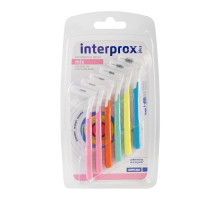 INTERPROX PLUS Щітка міжзубна 2G (асорті) MIX 6 шт