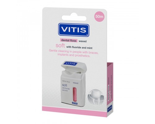 VITIS Dental Floss FM нитка з круглим перерізом об'ємна 50м