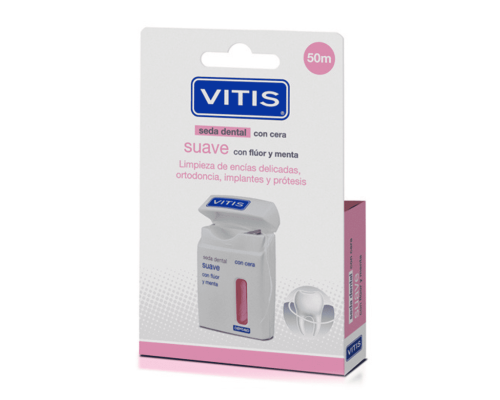 VITIS Dental Floss зубна нитка, що розпушується, 50 м VITIS Dental Floss зубна нитка, що розпушується, 50 м