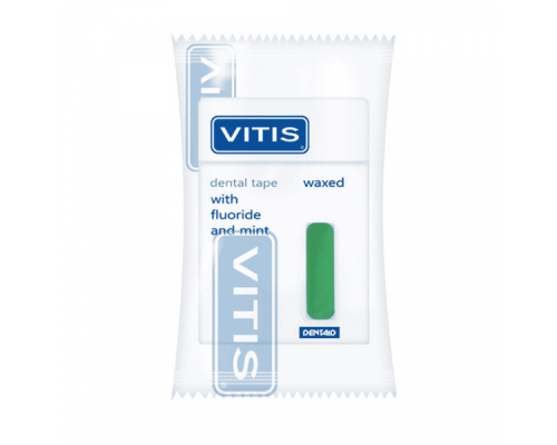 VITIS Dental Tape campaign зубна стрічка широка в поліетиленовому пакуванні, 50 м VITIS Dental Tape campaign зубна стрічка широка в поліетиленовому пакуванні, 50 м