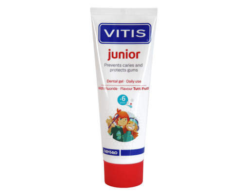 VITIS JUNIOR гель-паста для дітей 75 мл VITIS JUNIOR гель-паста для дітей 75 мл