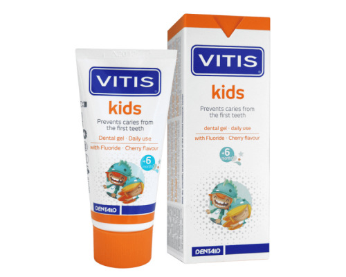 VITIS KIDS гель-паста для дітей 6 міс-6 років, 50 мл VITIS KIDS гель-паста для дітей 6 міс-6 років, 50 мл