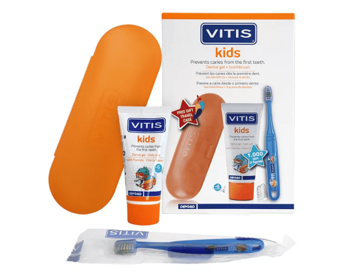 VITIS KIT KIDS Набір:гель-паста, 50мл + щітка + пенал VITIS KIT KIDS Набір:гель-паста, 50мл + щітка + пенал