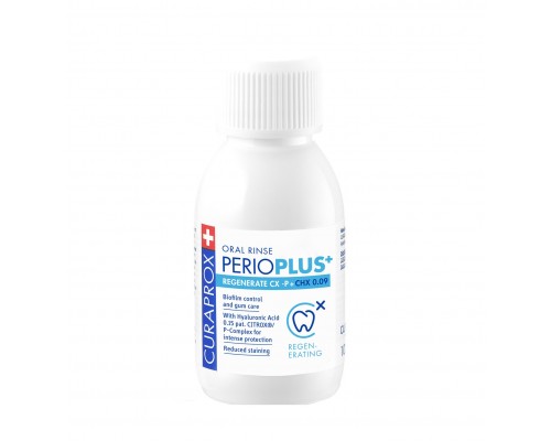 CURAPROX Perio Plus Regenerate Ополаскиватель с хлоргексидином 0,09 % и гиалуроновой кислотой, 100 мл