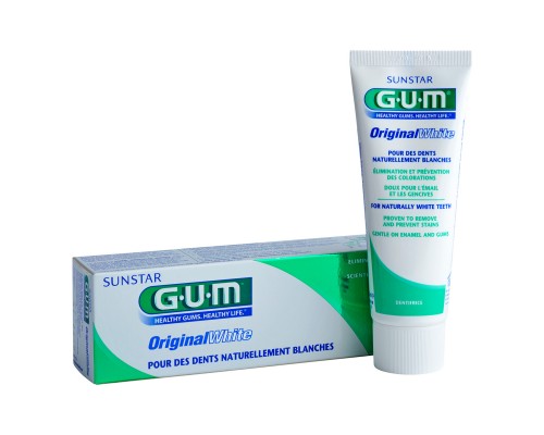 GUM Original White, зубна паста, що відбілює 75 мл