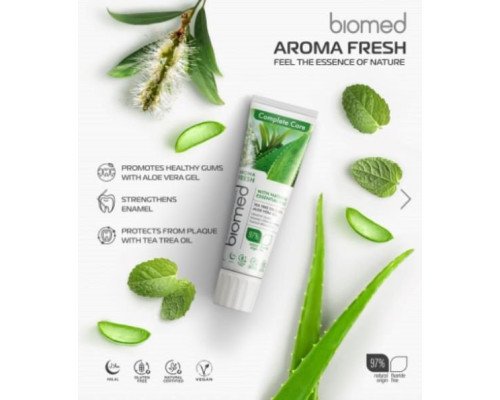 Biomed Aroma Fresh Complete Care зубна паста 100г Biomed Aroma Fresh Complete Care зубна паста 100г