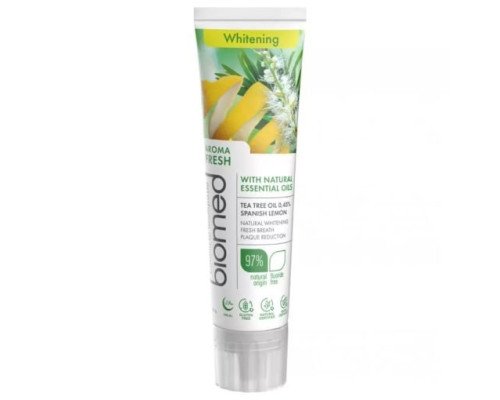 Biomed Aroma Fresh Whitening зубна паста 100г Biomed Aroma Fresh Whitening зубна паста 100г