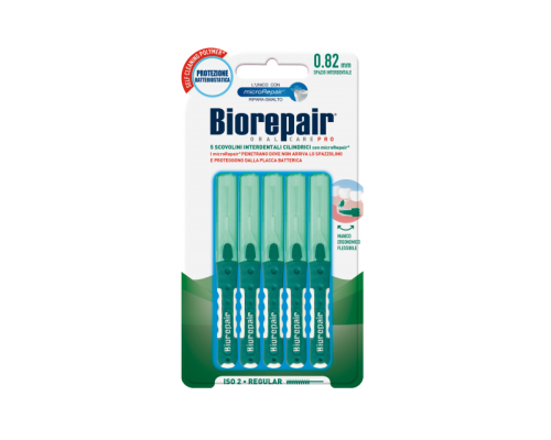 BioRepair Інтердентальна щітка з гідроксіапатитом, середнього діаметра 0,82 мм BioRepair Інтердентальна щітка з гідроксіапатитом, середнього діаметра 0,82 мм