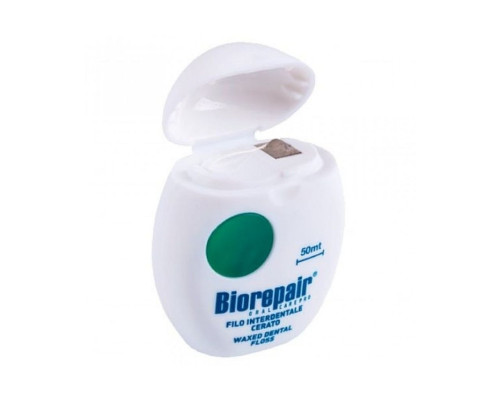 Biorepair Waxed Dental Floss Вощена зубна нитка 50м Biorepair Waxed Dental Floss Вощена зубна нитка 50м