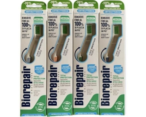 BioRepair CURVE Protezione Totale зубна щітка середньої жорсткості BioRepair CURVE Protezione Totale зубна щітка середньої жорсткості