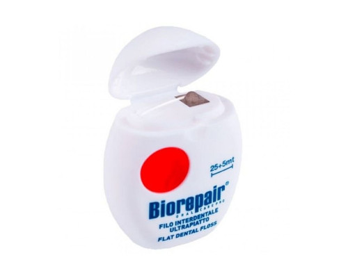 BioRepair Unwaxed ultra-flat Dental Floss Зубна нитка ультраплоска, 30 м BioRepair Unwaxed ultra-flat Dental Floss Зубна нитка ультраплоска, 30 м