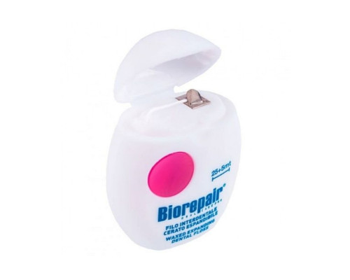 BioRepair Waxed Expanding Dental Floss Зубна нитка, що розширюється, 30 м BioRepair Waxed Expanding Dental Floss Зубна нитка, що розширюється, 30 м