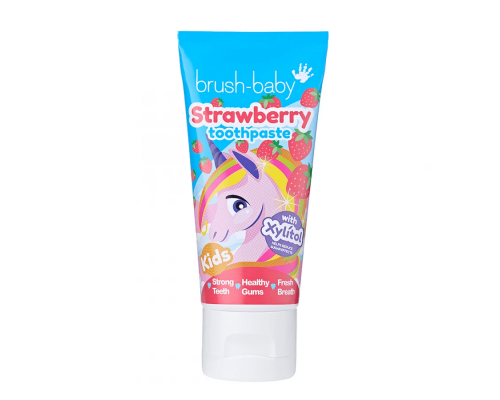 Brush-Baby Unicorn Strawberry Зубна паста для дітей 3+ років, 50мл