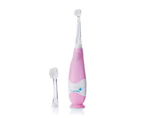 Brush-Baby BabySonic Electric Електрична зубна щітка від 0 до 3 років рожева Brush-Baby BabySonic Electric Електрична зубна щітка від 0 до 3 років рожева