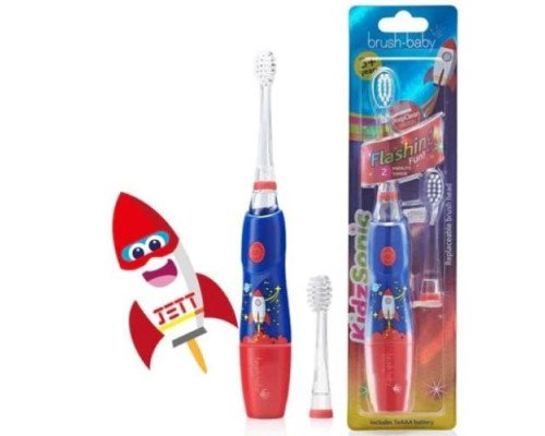 Brush-Baby KidzSonic Ракета Електрична зубна щітка 3+ років Brush-Baby KidzSonic Ракета Електрична зубна щітка 3+ років