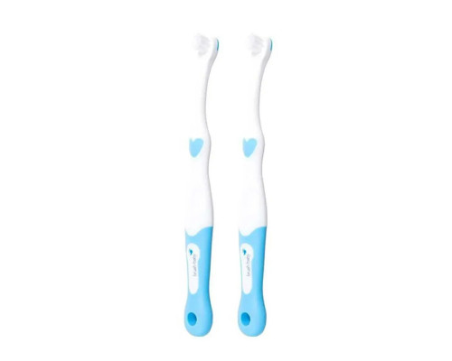 Brush-Baby FirstBrus Double Pack Blue (0-18 міс) Brush-Baby FirstBrus Double Pack Blue (0-18 міс)