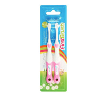 Brush-Baby FirstBrus Double Pack Pink (0-18 міс)