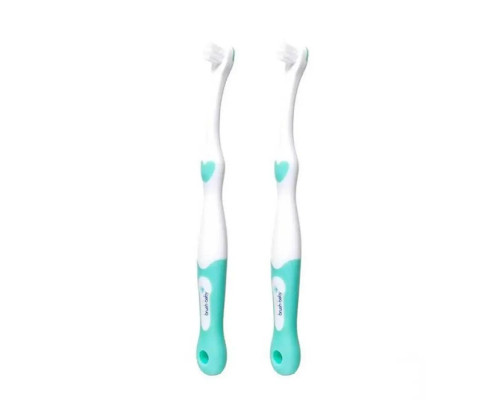 Brush-Baby FirstBrus Double Pack Teal (0-18 міс) Brush-Baby FirstBrus Double Pack Teal (0-18 міс)