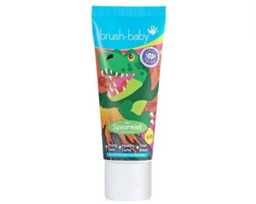 Brush-Baby Kids Mild Spearmint Dinosaur Зубна паста для дітей віком від 3 років Лагідна м'ята Діно, 50мл Brush-Baby Kids Mild Spearmint Dinosaur Зубна паста для дітей віком від 3 років Лагідна м'ята Діно, 50мл