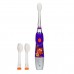 Brush-Baby KidzSonic™ Электрическая звуковая зубная щетка для детей от 6 лет, в комплекте 2 дополнительные сменные насадки