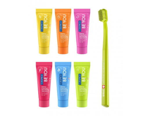 BE YOU Combipack 6 смаків та зубна щітка CS 5460 Green BE YOU Combipack 6 смаків та зубна щітка CS 5460 Green
