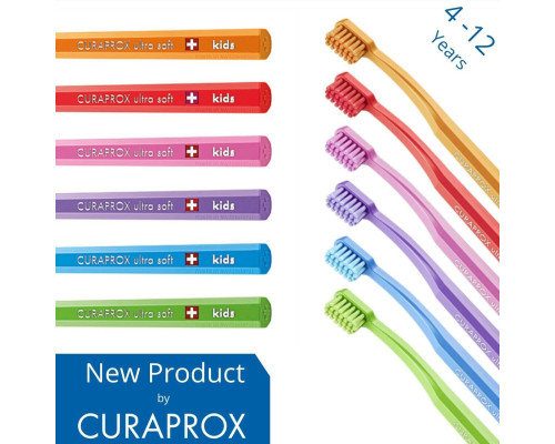 CURAPROX Kids ultrasoft дитяча зубна щітка (4-12 років) CURAPROX Kids ultrasoft дитяча зубна щітка (4-12 років)
