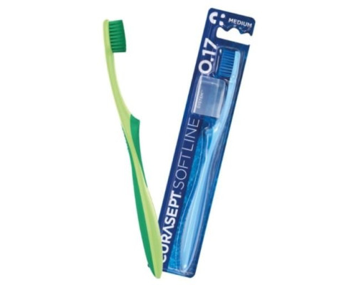 Curasept SoftLine Medium 0,17 Зубна щітка середня Curasept SoftLine Medium 0,17 Зубна щітка середня