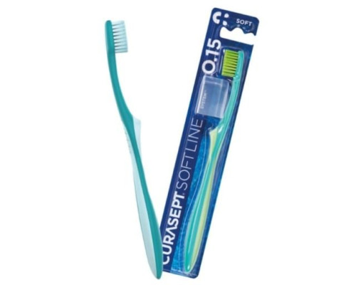 Curasept SoftLine Soft 0,15 Зубна щітка м'яка Curasept SoftLine Soft 0,15 Зубна щітка м'яка