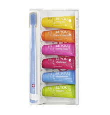 BE YOU Combipack 6 смаків та зубна щітка CS 5460 Blue