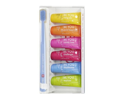 BE YOU Combipack 6 смаків та зубна щітка CS 5460 Blue BE YOU Combipack 6 смаків та зубна щітка CS 5460 Blue