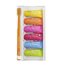 BE YOU Combipack 6 смаків та зубна щітка CS 5460 Orange