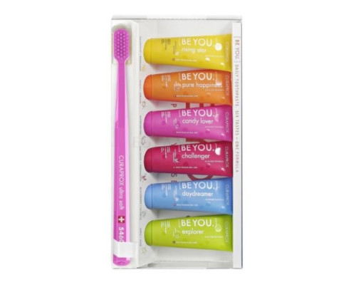 BE YOU Combipack 6 смаків та зубна щітка CS 5460 Pink BE YOU Combipack 6 смаків та зубна щітка CS 5460 Pink
