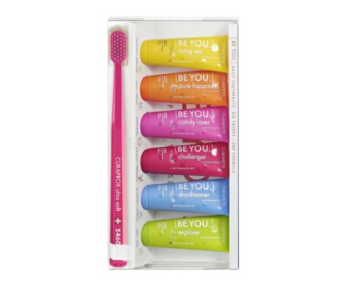 BE YOU Combipack 6 смаків та зубна щітка CS 5460 Purpule BE YOU Combipack 6 смаків та зубна щітка CS 5460 Purpule