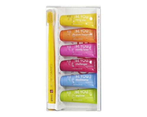 BE YOU Combipack 6 смаків та зубна щітка CS 5460 Yelloy BE YOU Combipack 6 смаків та зубна щітка CS 5460 Yelloy