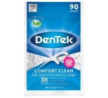 DenTek Комфортне очищення флос-зубочистки, 90 шт