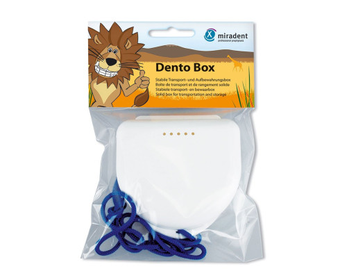 Dento Box: футляр для транспортування та зберігання знімних ортопедичних конструкцій Dento Box: футляр для транспортування та зберігання знімних ортопедичних конструкцій