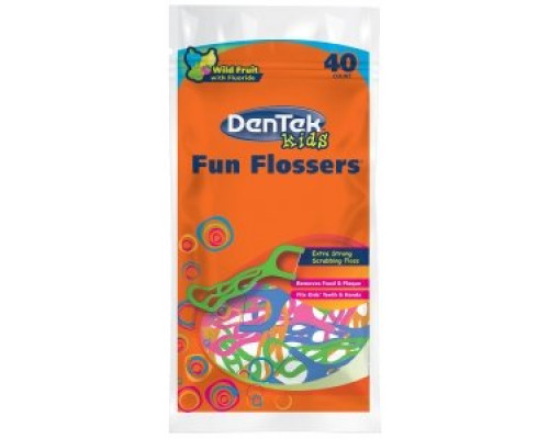 DenTek Дитячі флоси з тримачем 40 шт DenTek Дитячі флоси з тримачем 40 шт